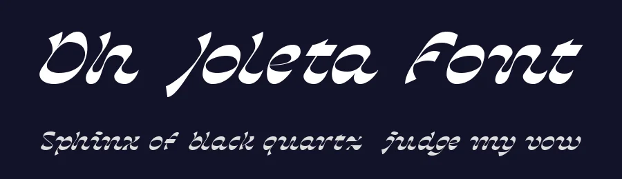Dh Joleta Font by Dharmas Studio — Display Font — thumbnail 2