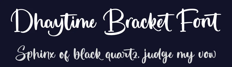 Dhaytime Bracket Font by letterenastudios — Script Handwritten Font — thumbnail 2
