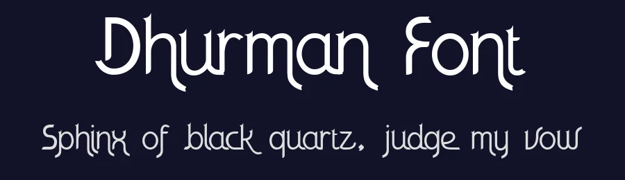 Dhurman Font by Creatifont Studios — Display Font — thumbnail 2