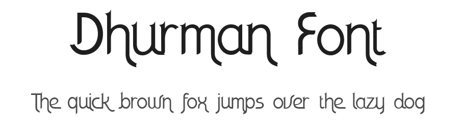 Dhurman Font by Creatifont Studios — Display Font