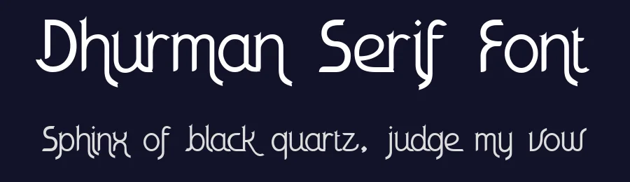 Dhurman Serif Font by Creatifontstudios — Decorative Font — thumbnail 2