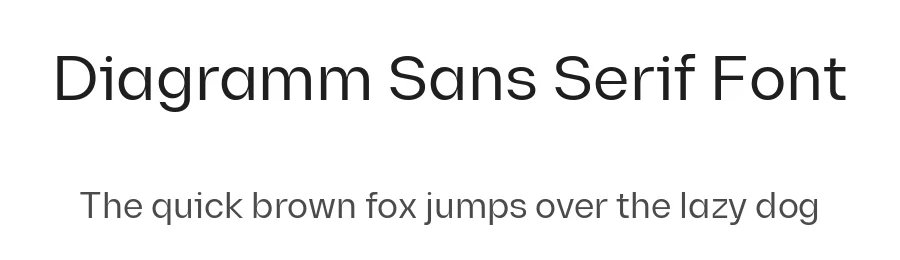 Diagramm Sans Serif Font by Harmnessless Type β Sans Serif Font