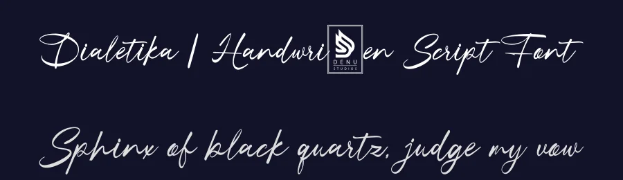 Dialetika | Handwritten Script Font by Gracetypestudio — Script Handwritten Font — thumbnail 2