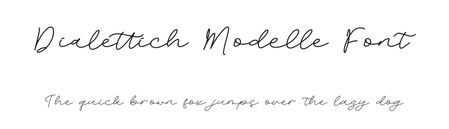 Dialettich Modelle Font by perspectype — Script Handwritten Font