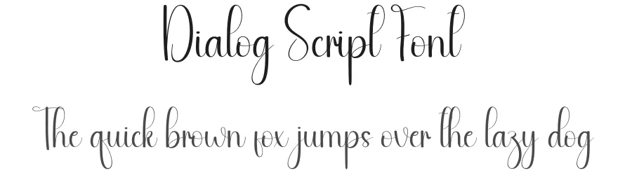 Dialog Script Font by andikastudio — Script Handwritten Font