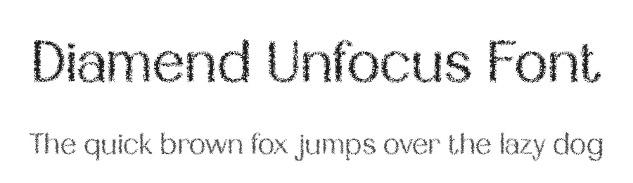 Diamend Unfocus Font by craftsupplyco — Display Font