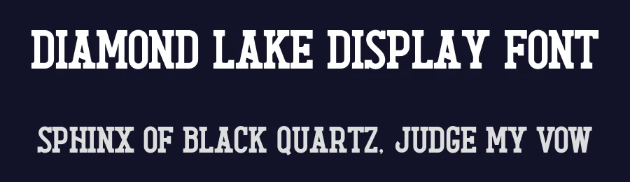 Diamond Lake Display Font by Rillatype — Slab Serif Font — thumbnail 2