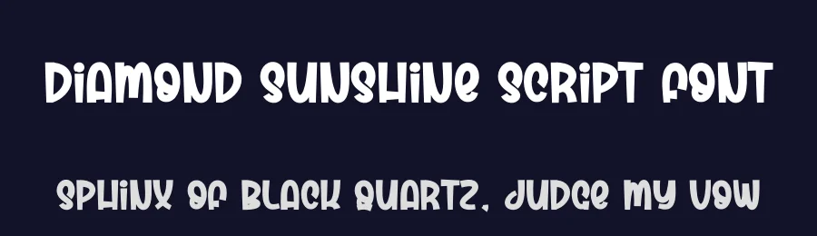 Diamond Sunshine Script Font by creativeletter — Script Handwritten Font — thumbnail 2