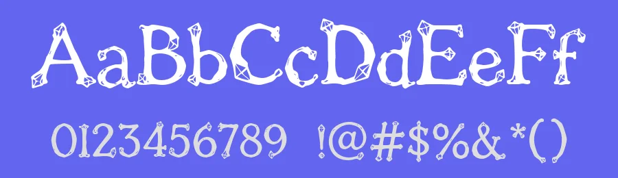 Diamond Well – The Hand-Drawn Fantasy Font by letterhanna — Display Font — thumbnail 3