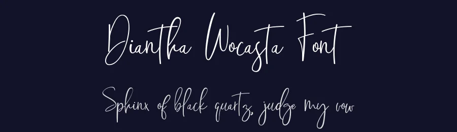Diantha Wocasta Font by UICreative — Script Handwritten Font — thumbnail 2