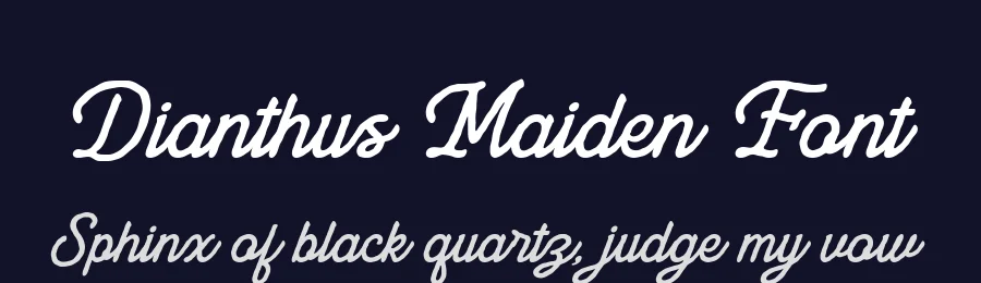 Dianthus Maiden Font by alit design — Script Handwritten Font — thumbnail 2