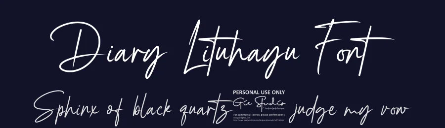 Diary Lituhayu Font by GDcreative — Script Handwritten Font — thumbnail 2