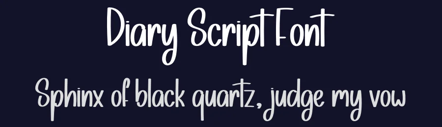 Diary Script Font by andikastudio — Display Font — thumbnail 2