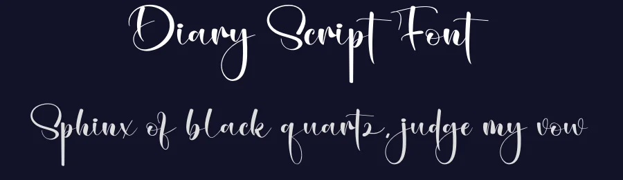 Diary Script Font by creativeletter — Script Handwritten Font — thumbnail 2