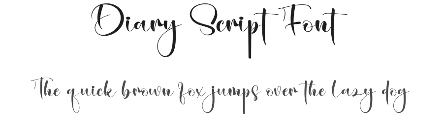 Diary Script Font by creativeletter — Script Handwritten Font
