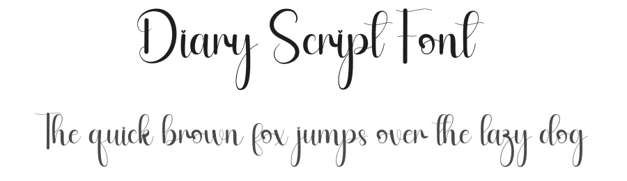 Diary Script Font by andikastudio — Script Handwritten Font
