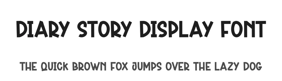 Diary Story Display Font by creativeletter — Display Font