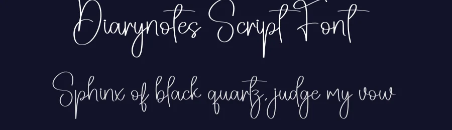 Diarynotes Script Font by creativeletter — Script Handwritten Font — thumbnail 2