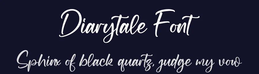 Diarytale Font by letterfabric — Script Handwritten Font — thumbnail 2