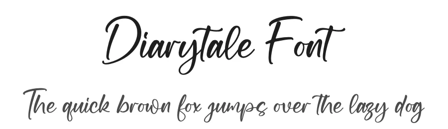 Diarytale Font by letterfabric — Script Handwritten Font