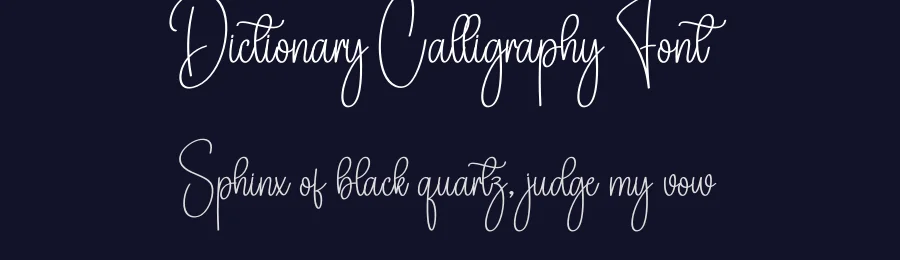 Dictionary Calligraphy Font by creativeletter — Script Handwritten Font — thumbnail 2