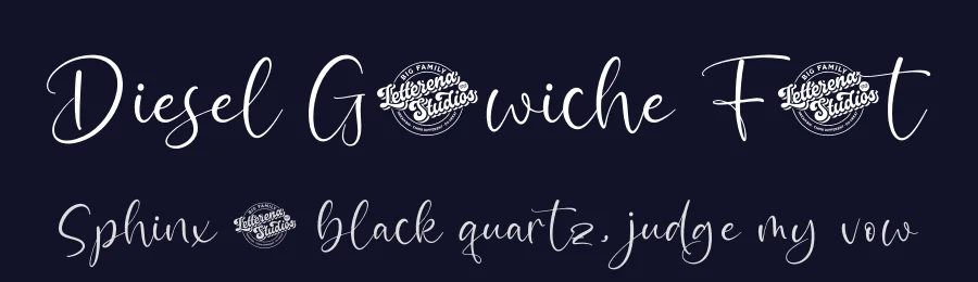 Diesel Getwiche Font by letterenastudios — Script Handwritten Font — thumbnail 2