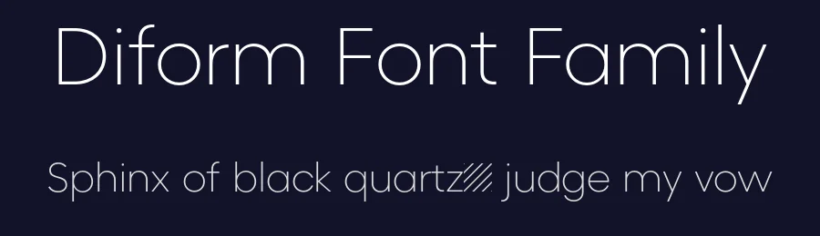 Diform Font Family by Setup Type — Sans Serif Font — thumbnail 2