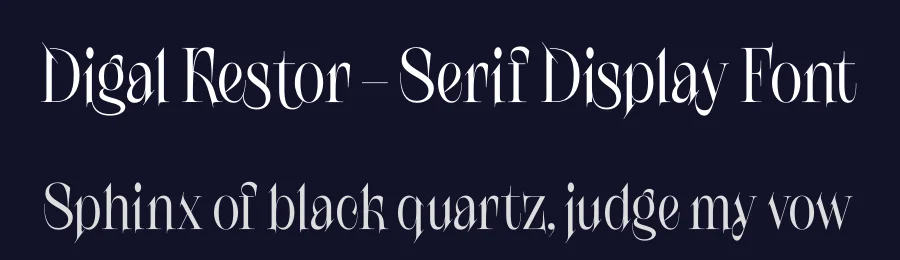 Digal Kestor – Serif Display Font by timelesstype.co — Display Font — thumbnail 2