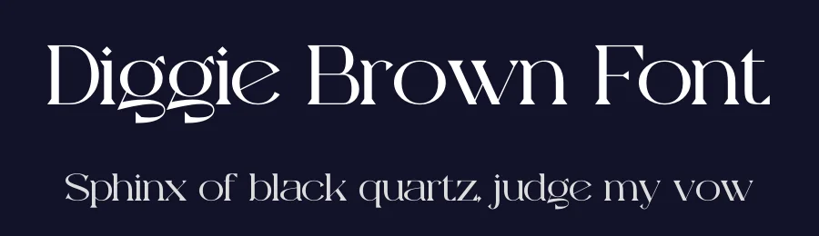 Diggie Brown Font by Denustudios — Serif Font — thumbnail 2