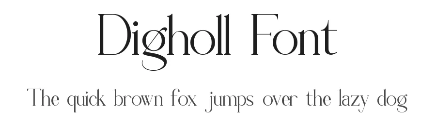 Digholl Font by ErmediaStudio — Serif Font