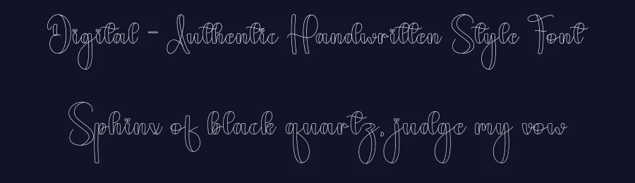 Digital – Authentic Handwritten Style Font by andikastudio — Script Handwritten Font — thumbnail 2