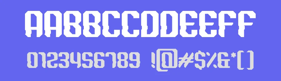 Digital Caliper Display Font by Maiko Hatta — Display Font — thumbnail 3