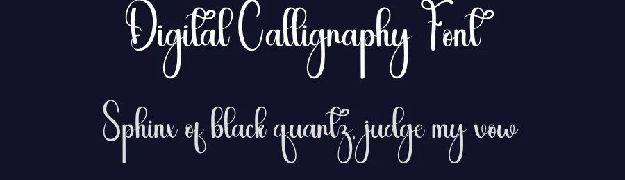 Digital Calligraphy Font by andikastudio — Script Handwritten Font — thumbnail 2