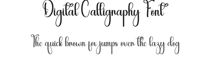 Digital Calligraphy Font by andikastudio — Script Handwritten Font