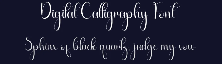 Digital Calligraphy Font by andikastudio — Script Handwritten Font — thumbnail 2