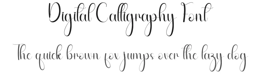 Digital Calligraphy Font by andikastudio — Script Handwritten Font