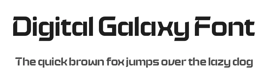 Digital Galaxy Font by timelesstype.co — Sans Serif Font