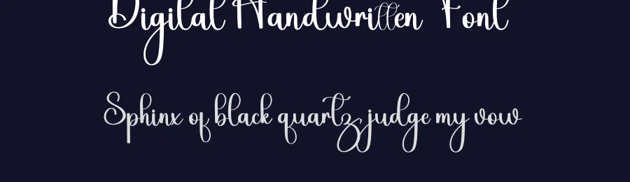 Digital Handwritten Font by inermediaSTUDIO — Script Handwritten Font — thumbnail 2