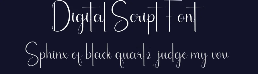 Digital Script Font by andikastudio — Script Handwritten Font — thumbnail 2