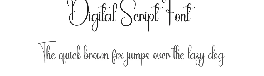 Digital Script Font by andikastudio — Script Handwritten Font