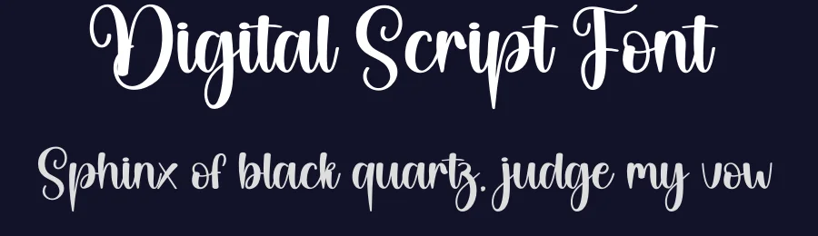 Digital Script Font by creativeletter — Script Handwritten Font — thumbnail 2