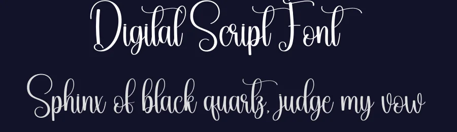 Digital Script Font by andikastudio — Script Handwritten Font — thumbnail 2