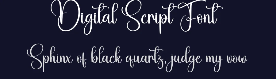 Digital Script Font by creativeletter — Script Handwritten Font — thumbnail 2