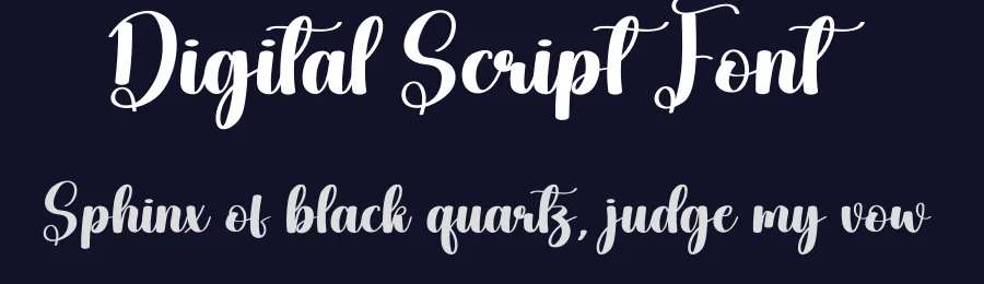 Digital Script Font by andikastudio — Script Handwritten Font — thumbnail 2