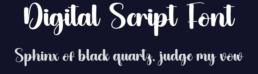 Digital Script Font by creativeletter — Script Handwritten Font — thumbnail 2