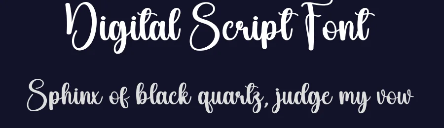 Digital Script Font by andikastudio — Script Handwritten Font — thumbnail 2