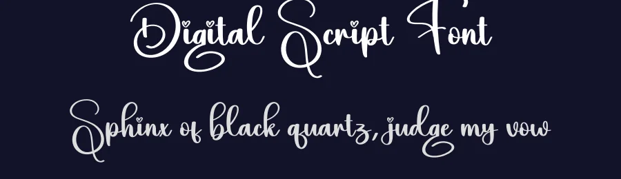 Digital Script Font by creativeletter — Script Handwritten Font — thumbnail 2