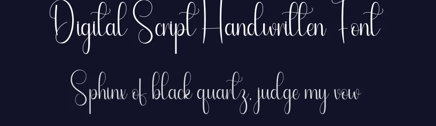Digital Script Handwritten Font by andikastudio — Script Handwritten Font — thumbnail 2