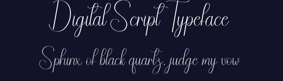 Digital Script Typeface by andikastudio — Script Handwritten Font — thumbnail 2