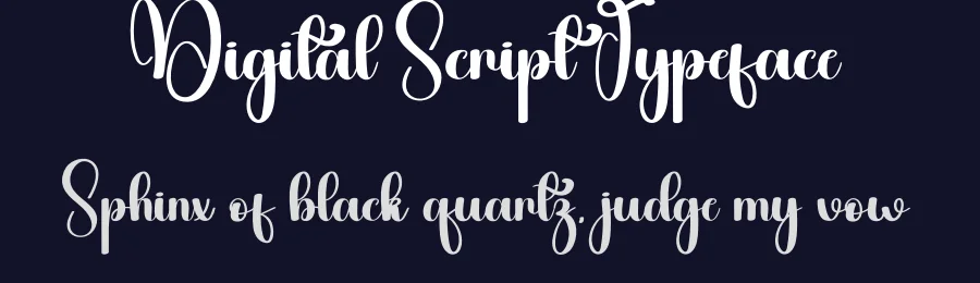 Digital Script Typeface by andikastudio — Script Handwritten Font — thumbnail 2